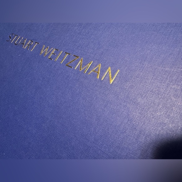 Stuart Weitzman White and Tan Pearl Clog Sandals - Picture 2 of 4